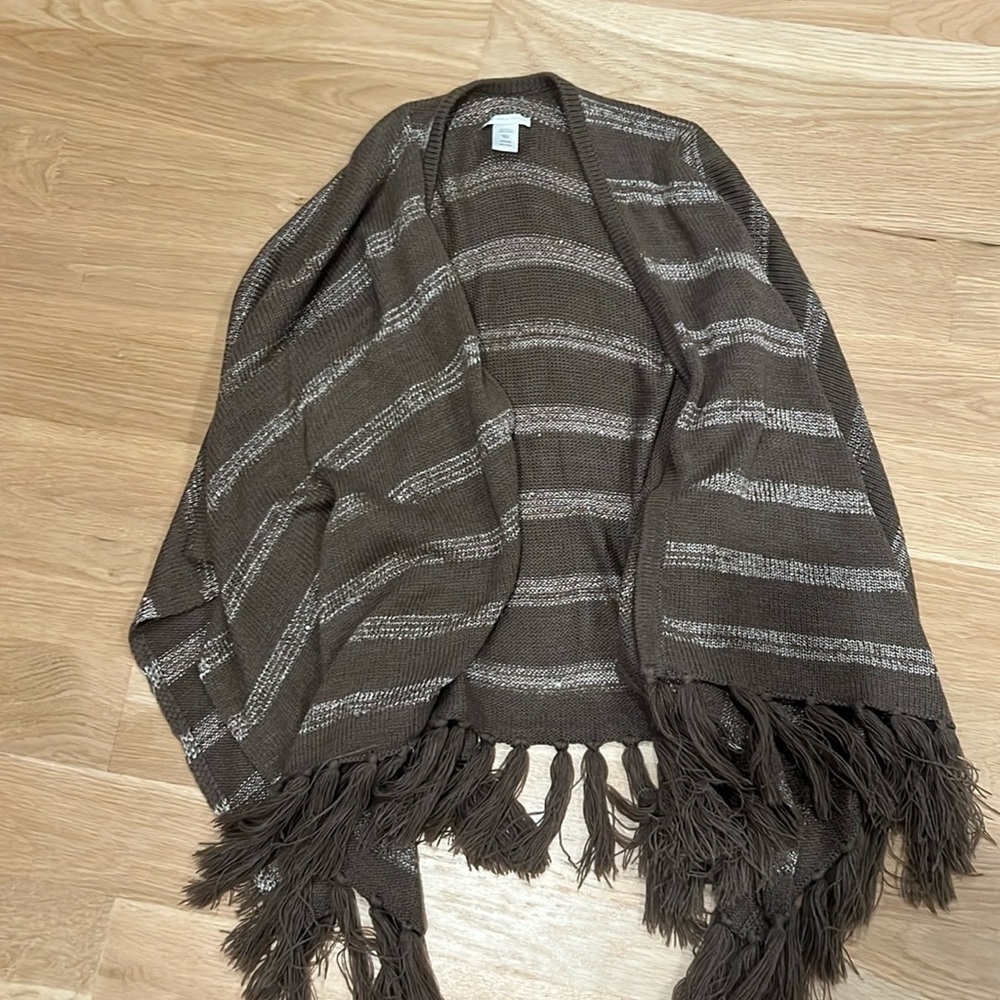 New York & Company sweater poncho one size